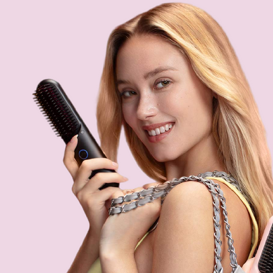 Brosse Portable Luvéra – Lissez, Frisez, Séchez