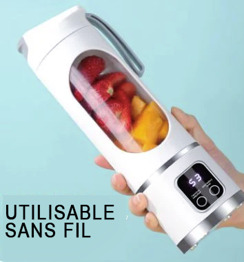 GOBELET MIXEUR RECHARGEABLE - Votre Dose de Vitalité en Mouvement 🍹