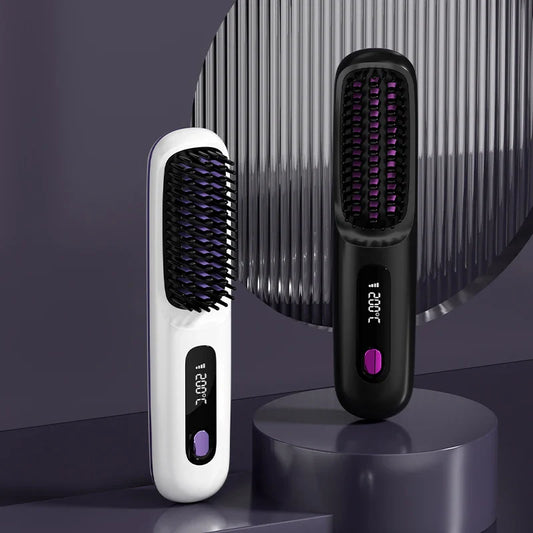 Brosse Portable Luvéra – Lissez, Frisez, Séchez
